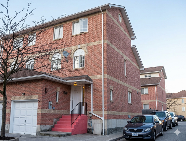 4 beds 2 baths 2 parking townhouse for rent