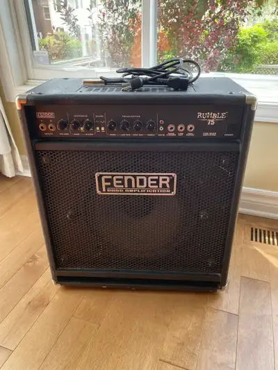 Fender Rumble 75 Bass Amplifier, View more