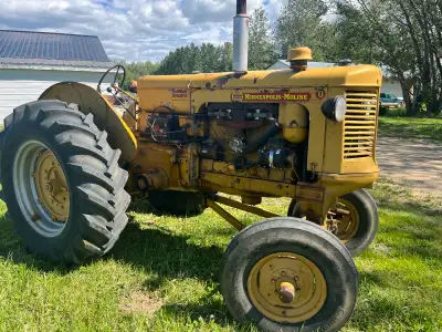 I am selling a Minneapolis Moline U tractor. Runs and drives very well. Available as soon a snow is...