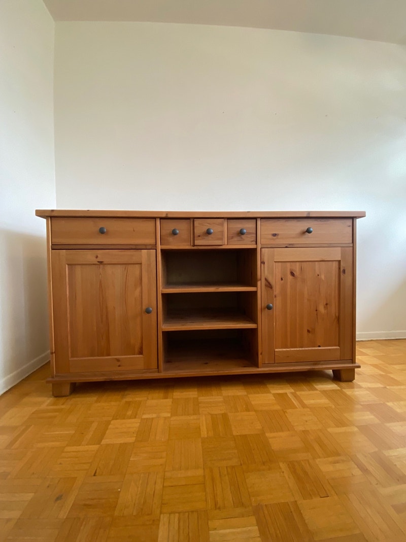 IKEA Stornas solid wood hutch/buffet Hutches & Display