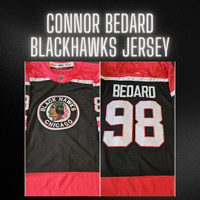 Connor Bedard Chicago Blackhawks Jersey Med & Large
