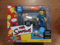 Officer Eddie and Jail playset World of Simpsons Playmates 2003