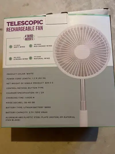 Fan- retractable and small portable , View more