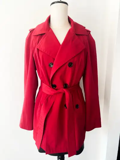 Calvin Klein Red Trench Coat, View more