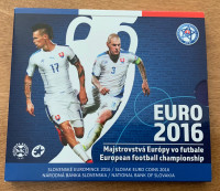 Euro 2016 Pièces de monnaie République slovaque