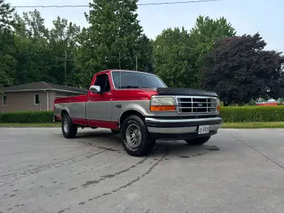 Looking to trade my 1994 Ford F150 for a somewhat newer Ford Chevy or GMC pick up truck. This truck...