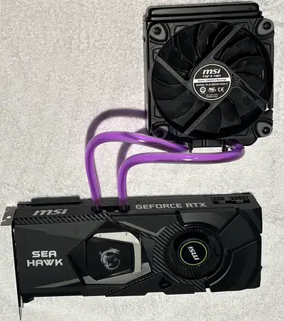 Completly upgraded GPU - MSI 8G VRAM RTX 2080. Coolant flushed and replaced with purple Corsair XL8....