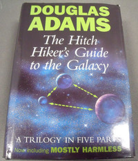 THE HITCH HIKER'S GUIDE TO THE GALAXY BY DOUGLAS ADAMS