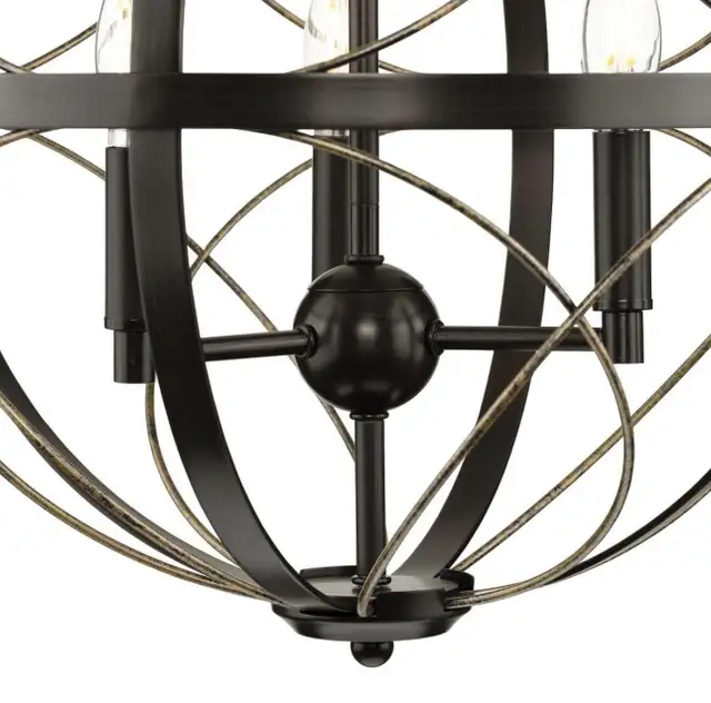 Progress Lighting Antique Bronze 3-Light Pendant in Indoor Lighting & Fans in Oshawa / Durham Region - Image 5