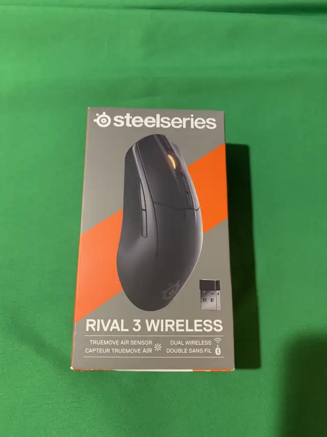 Wireless Mouse (2.4GHz + Bluetooth, Rival 3, Steelseries)497224292416901121