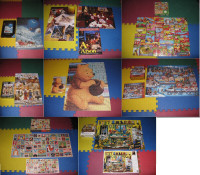 1000/500 pieces puzzles lot of 8