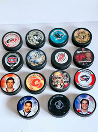 15X NHL Hockey Fun Pucks Pre Owned 