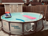 Polygroup Summer Waves 14ft Swimming Pool - $400.00 obo