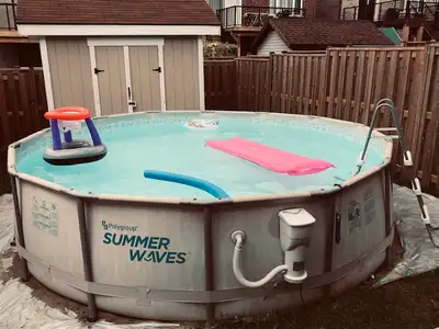 Polygroup Summer Waves 14ft Swimming Pool - $250.00 obo, View more