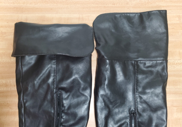 Vangelo heel knee high lined black boots. Size 9 / Euro 40p in Women's - Shoes in Markham / York Region - Image 4