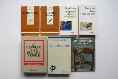 À vendre un lot de 7 livres. Théorie des couleurs et théorie des formes. Quels sont les pouvoirs de...