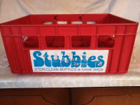 Vintage Pop Shoppe Plastic Crate, Canada, 1970's