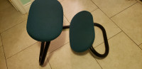 Gorgeous Teal Ergonomic Kneeling Chair Top Quality Great Padding