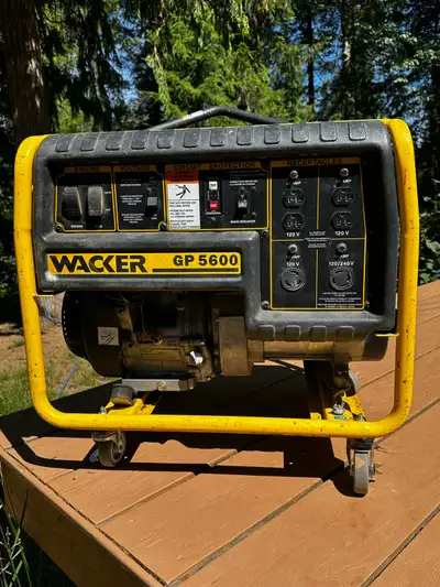 Wacker Neuson GP 5600A Generator, View more