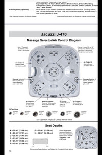 Jacuzzi j-470 hot tub