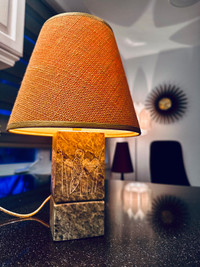 Lampe vintage pierre de savon expo 67
