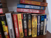James Patterson lot of hard and soft cover books. 