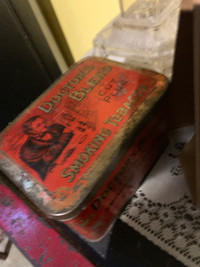 Rare Boîte de tabac antique 1886 1910s Canadian "Doctor'sBlend" 