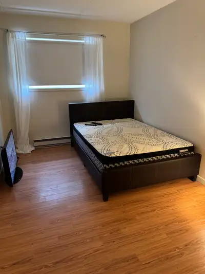 A furnished one bedroom available in a two bedroom and one bathroom condo apartment for rent in Apri...