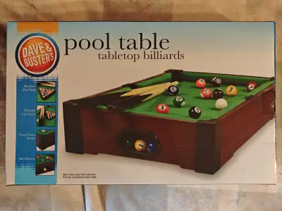 Dave & Buster's Pool Table and Foosball, View more