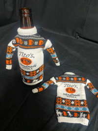 Tito’s Handmade Vodka Ugly Christmas Sweater Coozies