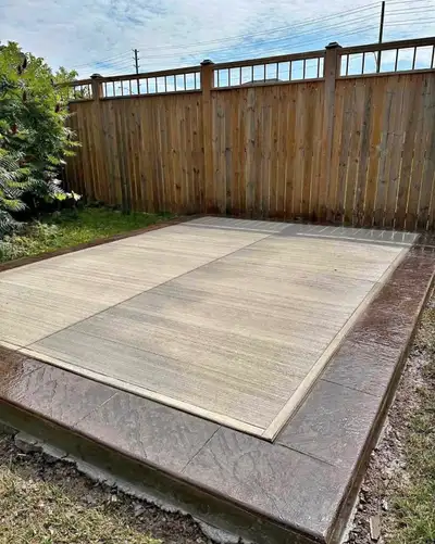 We do Plain concrete Exposed aggregate Stamping For driveways, backyards, side walks, garage floors,...
