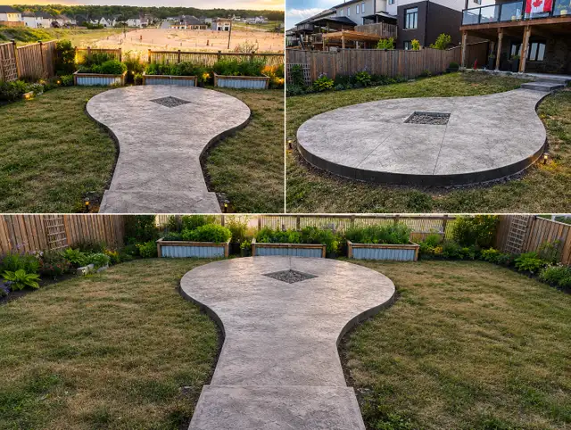 $8 ****Concrete driveway stamp aggregate****518514909298053128