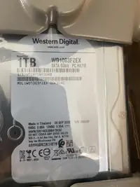 Western Digital 1 TB hard disk