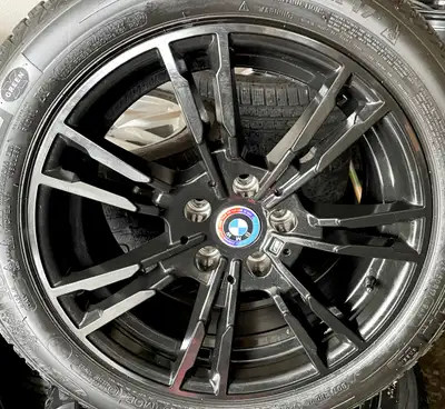 WE HAVE MORE SETS OF GERMAN CARS, RIMS AND TIRES, 1- 17" BMW 3.4.5 RIMS, MICHELINE RUN FLAT TIRES %6...