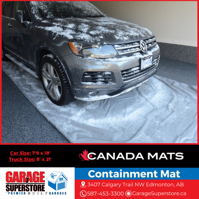 IN STOCK NOW! ⏳ While supplies last! There's a great reason why Floor Defender Garage Containment Ma...