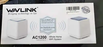 WAVLINK AC1200 Whole Home Mesh WiFi System- Brand New Sealed box, View more