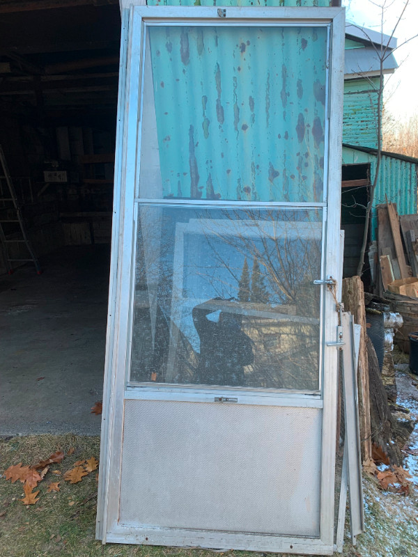 Aluminum Screen Door 34" x  82" in Windows, Doors & Trim in Sudbury - Image 2