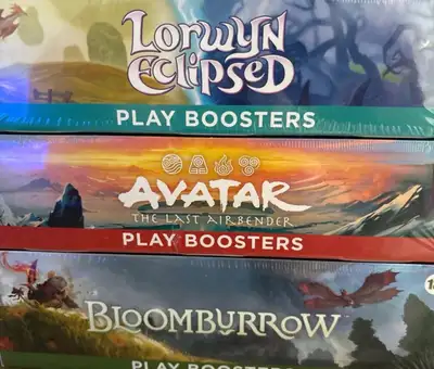Looking to sell the following 3 magic the gathering booster boxes for $500