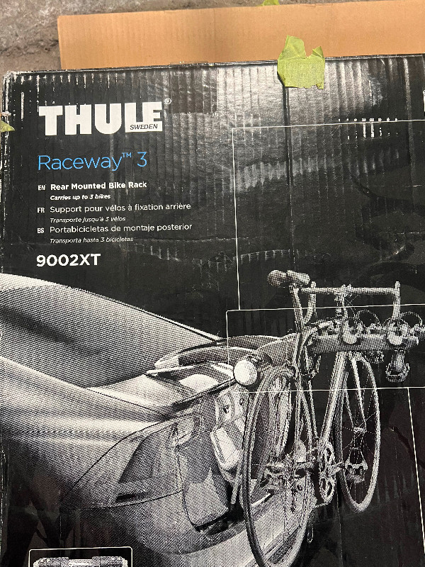 Thule    raceway 3   Bike rack for 3 bikes in Road in City of Toronto - Image 2