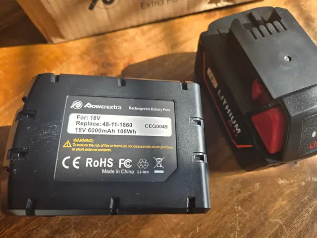 Milwaukee M18 Battery Pack 6ah in Power Tools in City of Toronto - Image 5