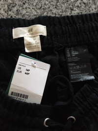 H&M size 14 black capris NWT