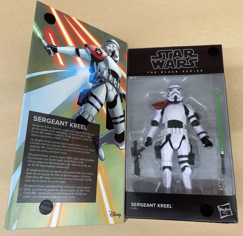 Star Wars The Black Series 6 Inch Comic Book Sergeant Kreel New Toys