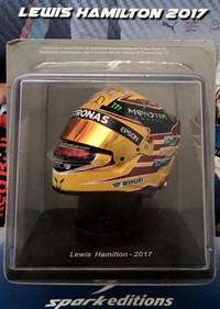 Spark 1/5 scale F1 helmet (Mika, Kimi, Hamilton, Perez) READ