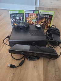 Xbox 360 Slim with 3 games 