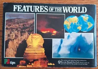 1984 50 Teacard Album " Features Of The World " By Brooke Bond, View more