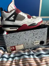 Jordan 4 Fire Red size 13 2012 w OG Box