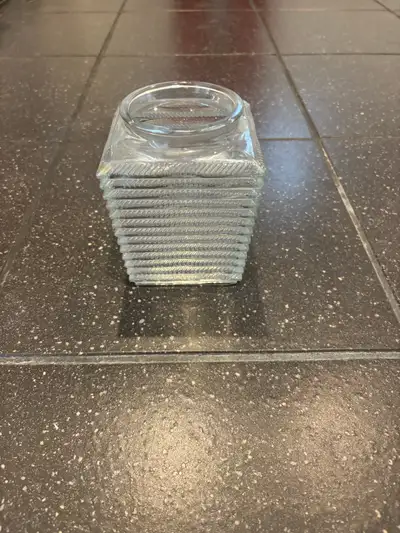 Vintage Glass Light Fixture Cover - Couvercle Luminaire  , View more