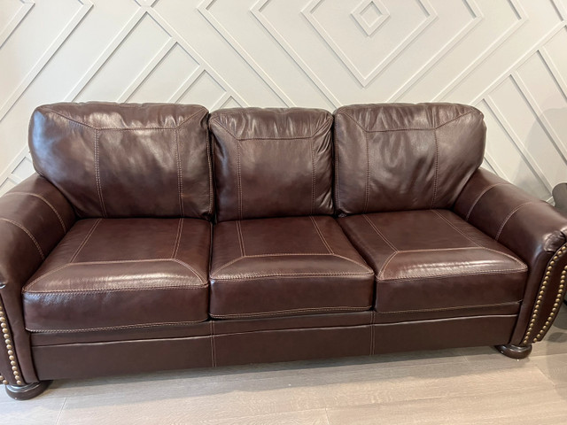 Leather Sofa’s (Signature Design Ashley’s  in Couches & Futons in Mississauga / Peel Region - Image 4