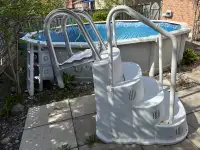 Pool stairs and ladder
