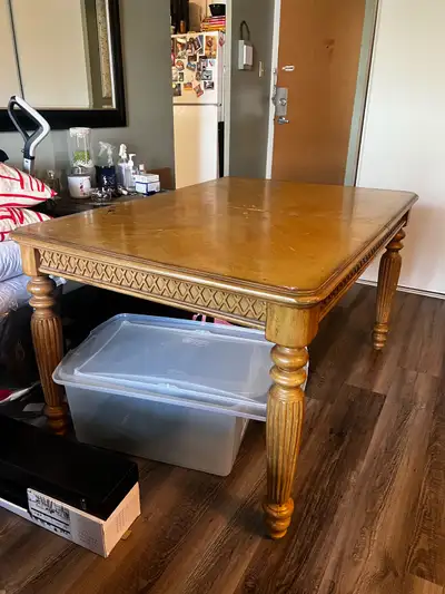 pine wood antique table, View more